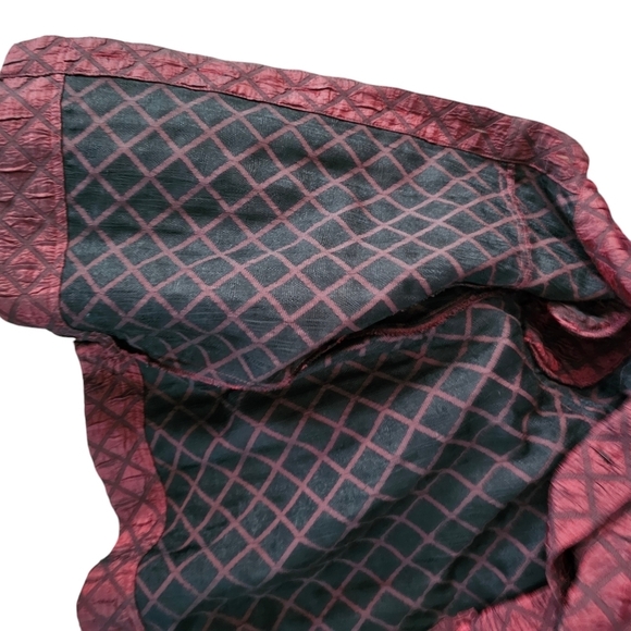 Erin London blazer, burgandy, light weight jacket, Petite large - Picture 7 of 8